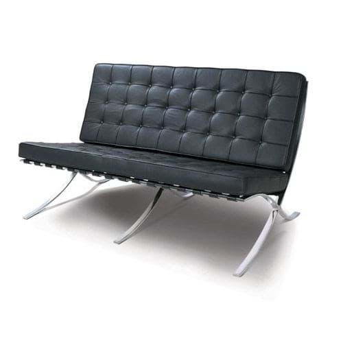 Mies van der Rohe Barcelona - Loveseat sofa (1929)